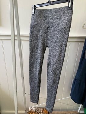 Spiritual Gangster Heathered Gray High-Waist Leggings